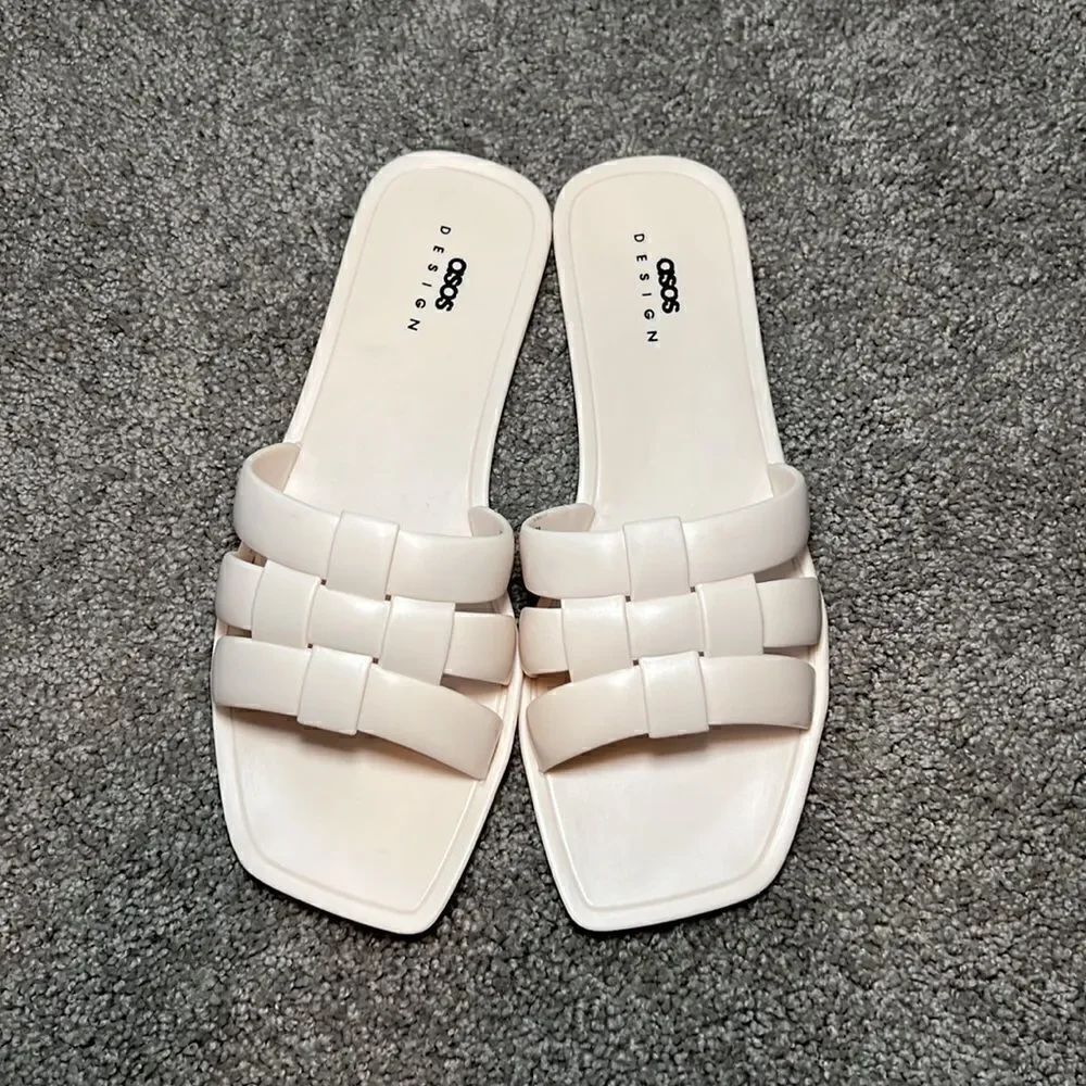 ASOS Plastic Wide Fit Sandals - Picture 2 of 3